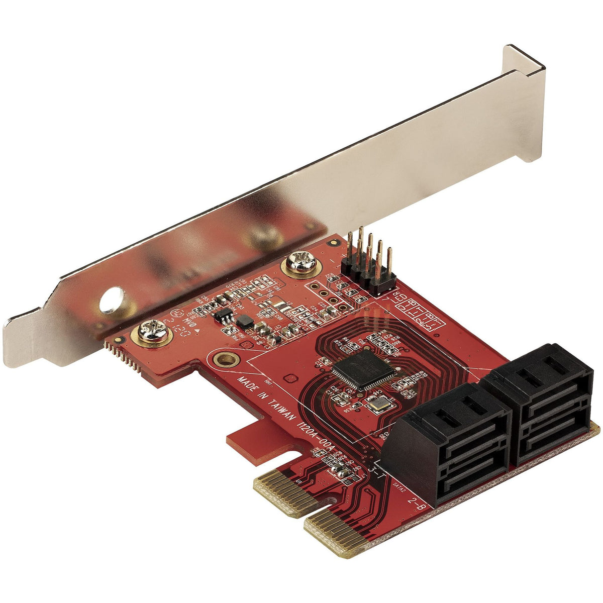 StarTech SATA Controller PCI Express x4 4 Total SATA Ports PC Mac Linux
