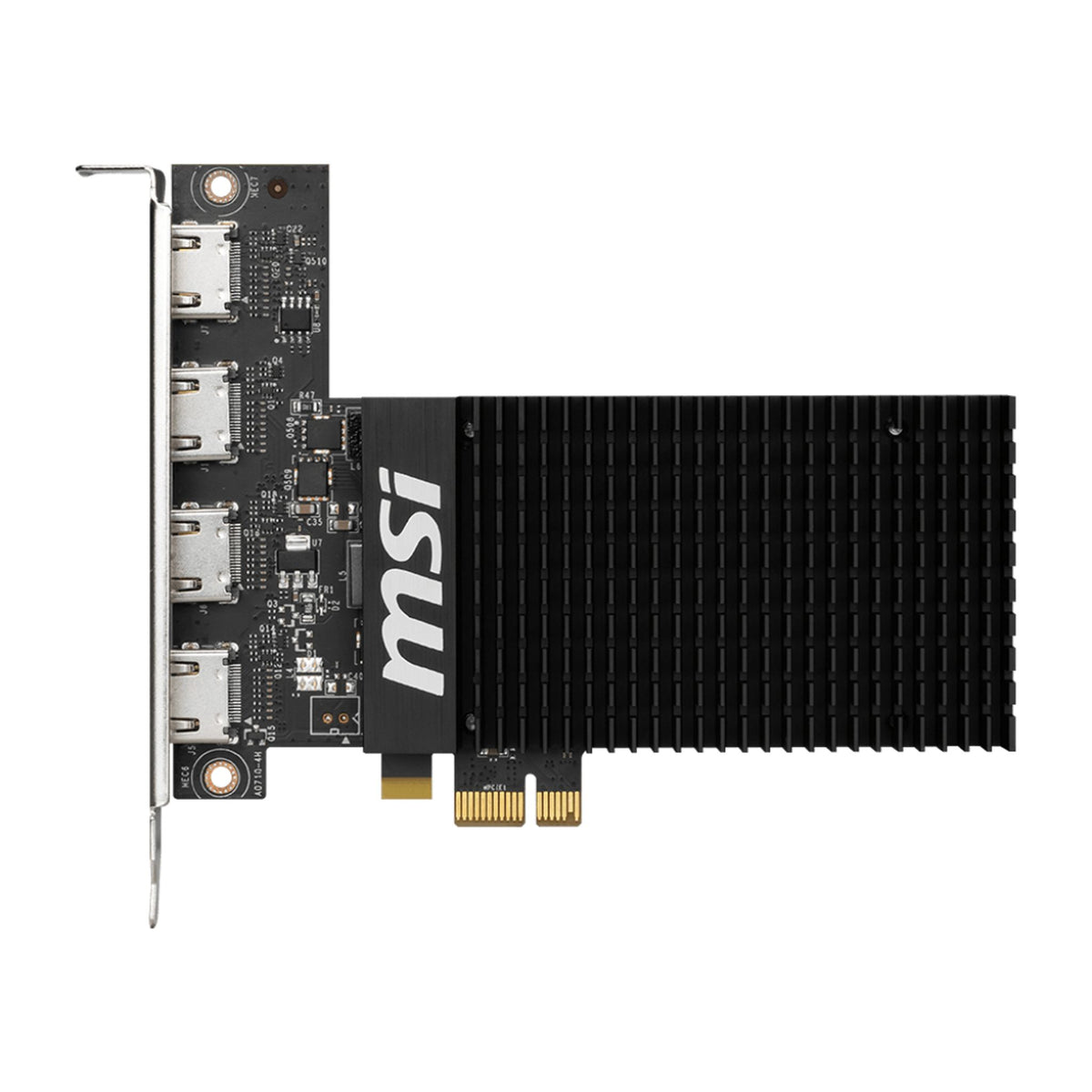 MSI GeForce GT 710 2GB GDDR3 4x HDMI PCIe Graphics Card tl:3500a729