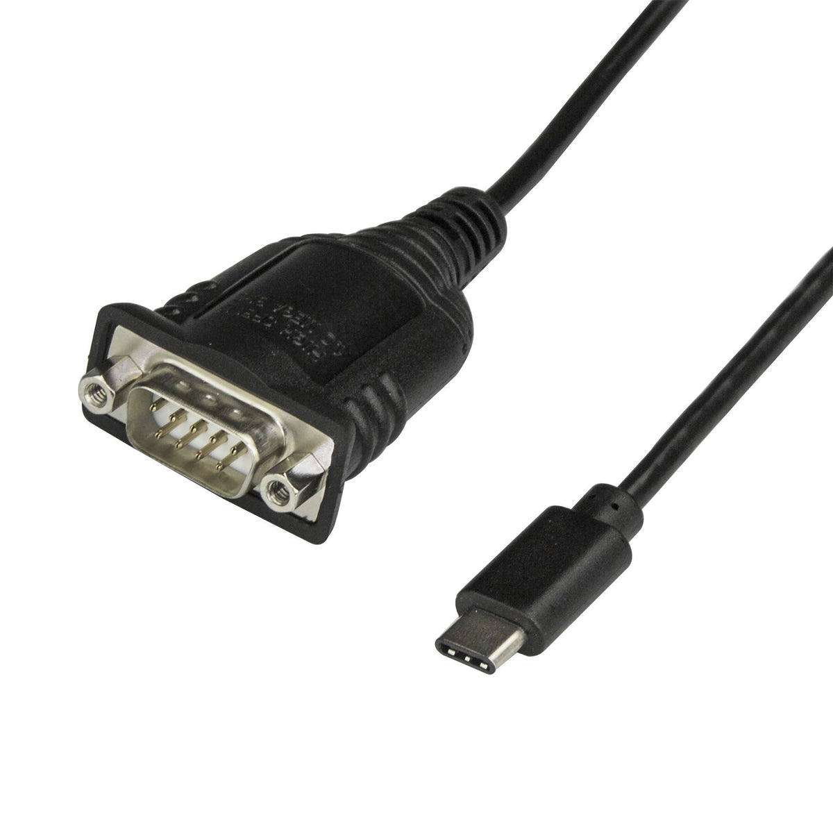 StarTech.com USB-C to Serial Adapter Cable 40cm COM Port Retention DB9 Converter