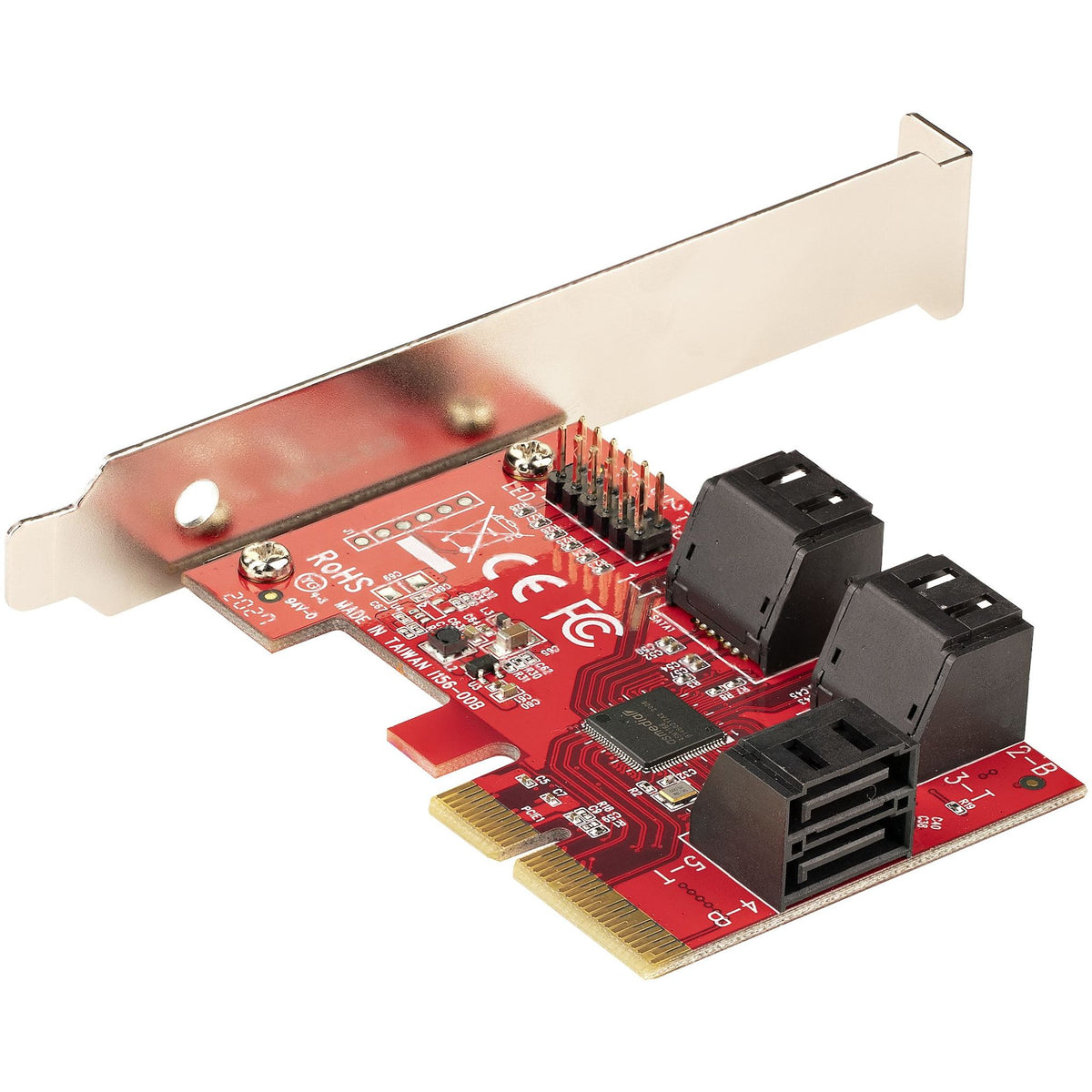 StarTech SATA PCIe Card 6 Port 6Gbps Internal Adapter PC MAC Linux