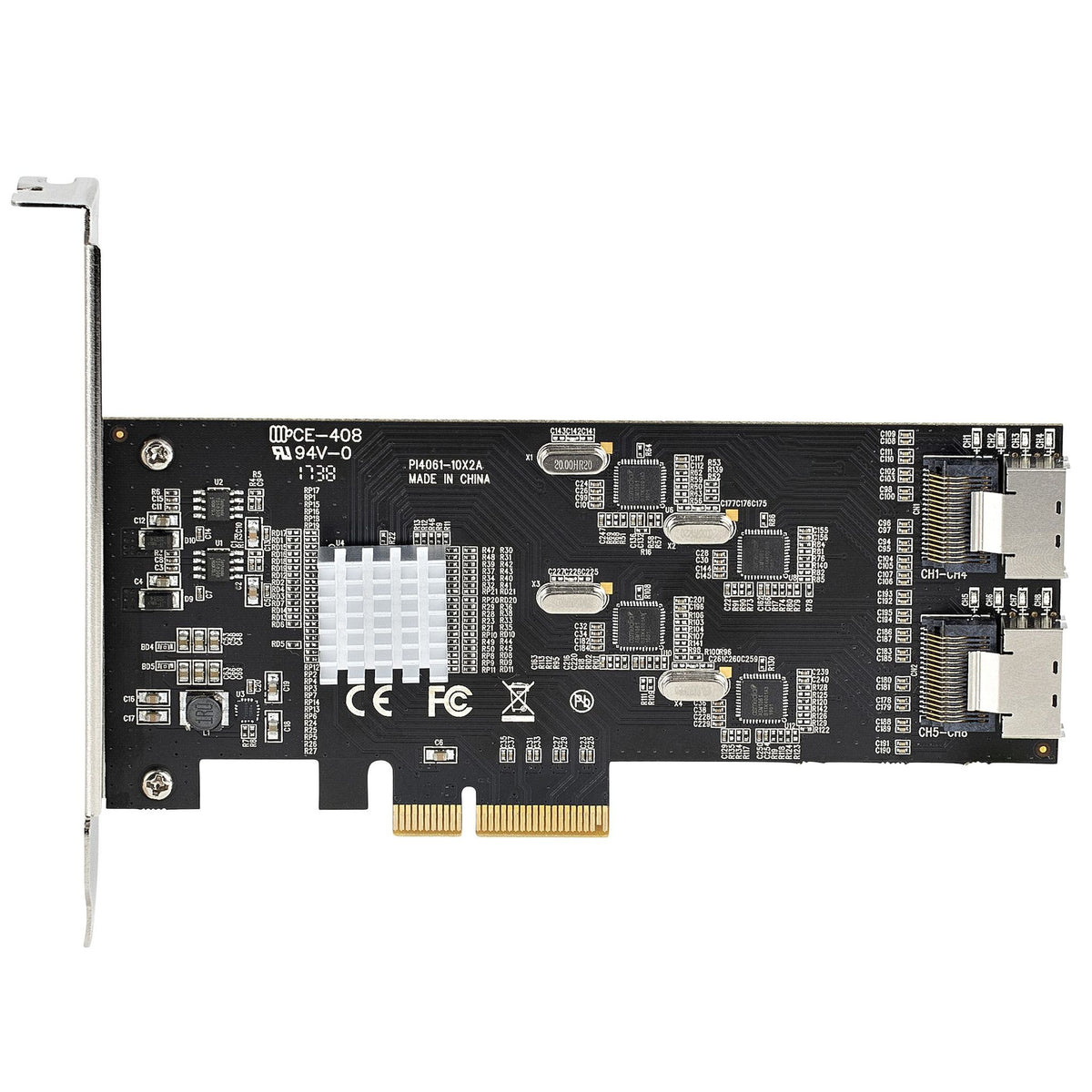 StarTech SATA Controller PCI Express x4 8 Total SATA Ports Internal SFF-8087