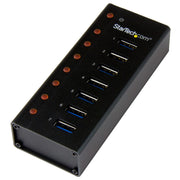 StarTech 7-Port USB 3.0 Hub 5Gbps Metal Desktop/Wall Mountable