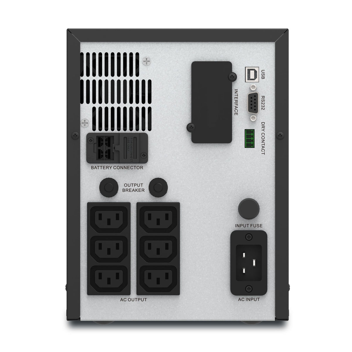 APC Easy UPS 1 Phase 3kVA Tower 230V 6 IEC C13 Outlets LCD