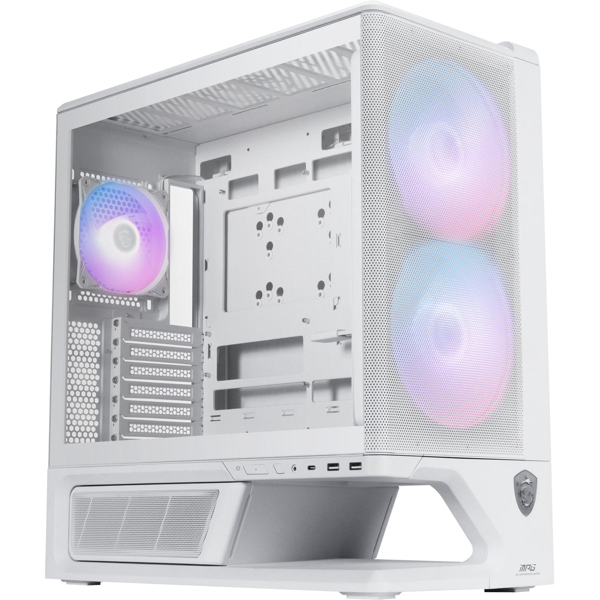 MSI ATX Mid Tower Modular Mesh 2x160mm ARGB Front 1x120mm ARGB Rear Max Airflow