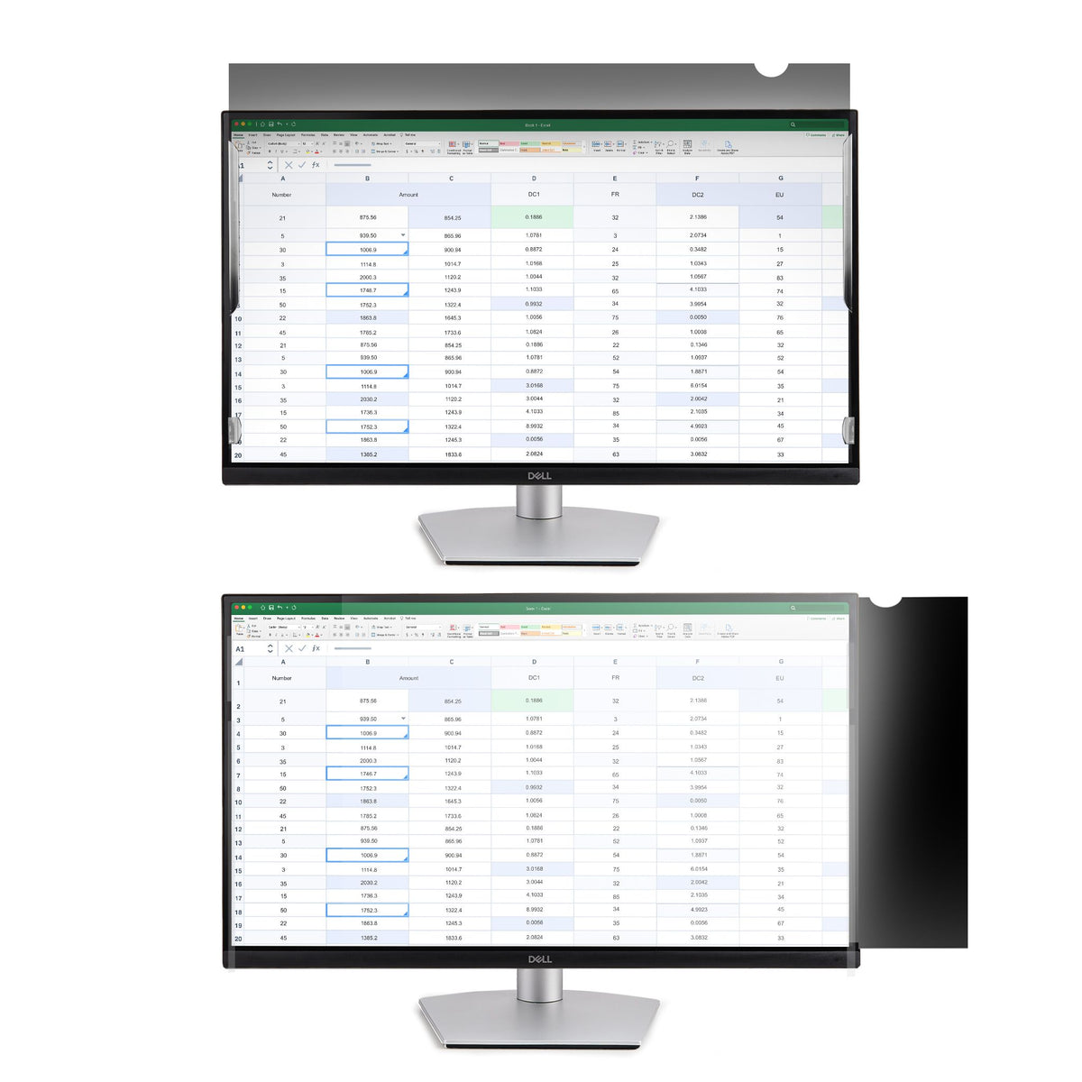 StarTech Monitor Privacy Screen 24" Anti-Glare Blue Light Filter