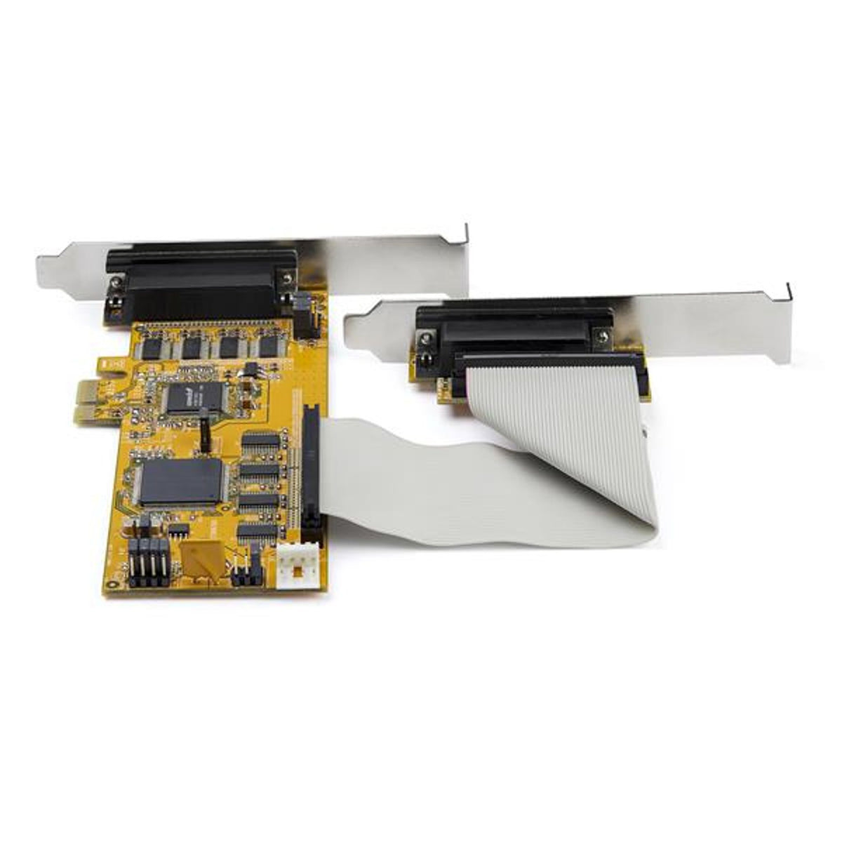 StarTech.com 8-Port PCI Express RS232 Serial Adapter Card 16C1050 UART Low
