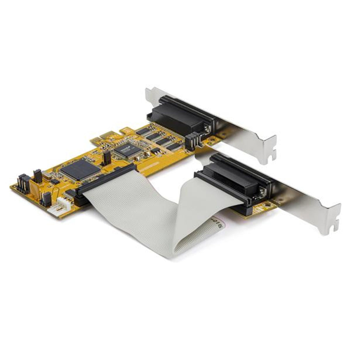 StarTech.com 8-Port PCI Express RS232 Serial Adapter Card 16C1050 UART Low