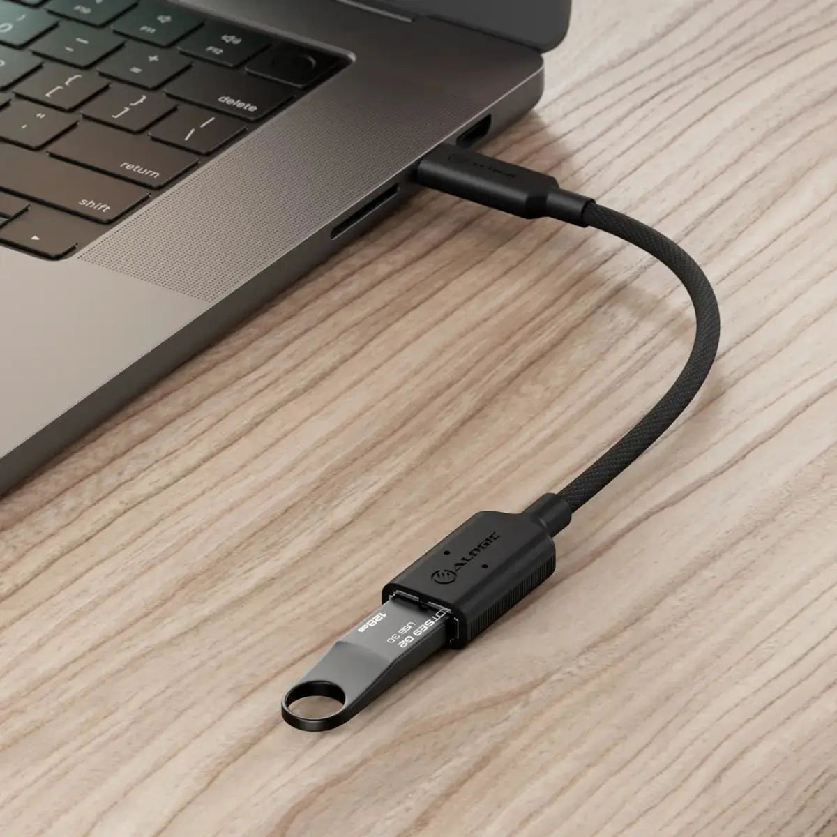 ALOGIC Elements PRO USB-C to USB-A Adapter Black USB 3.1 Gen 1