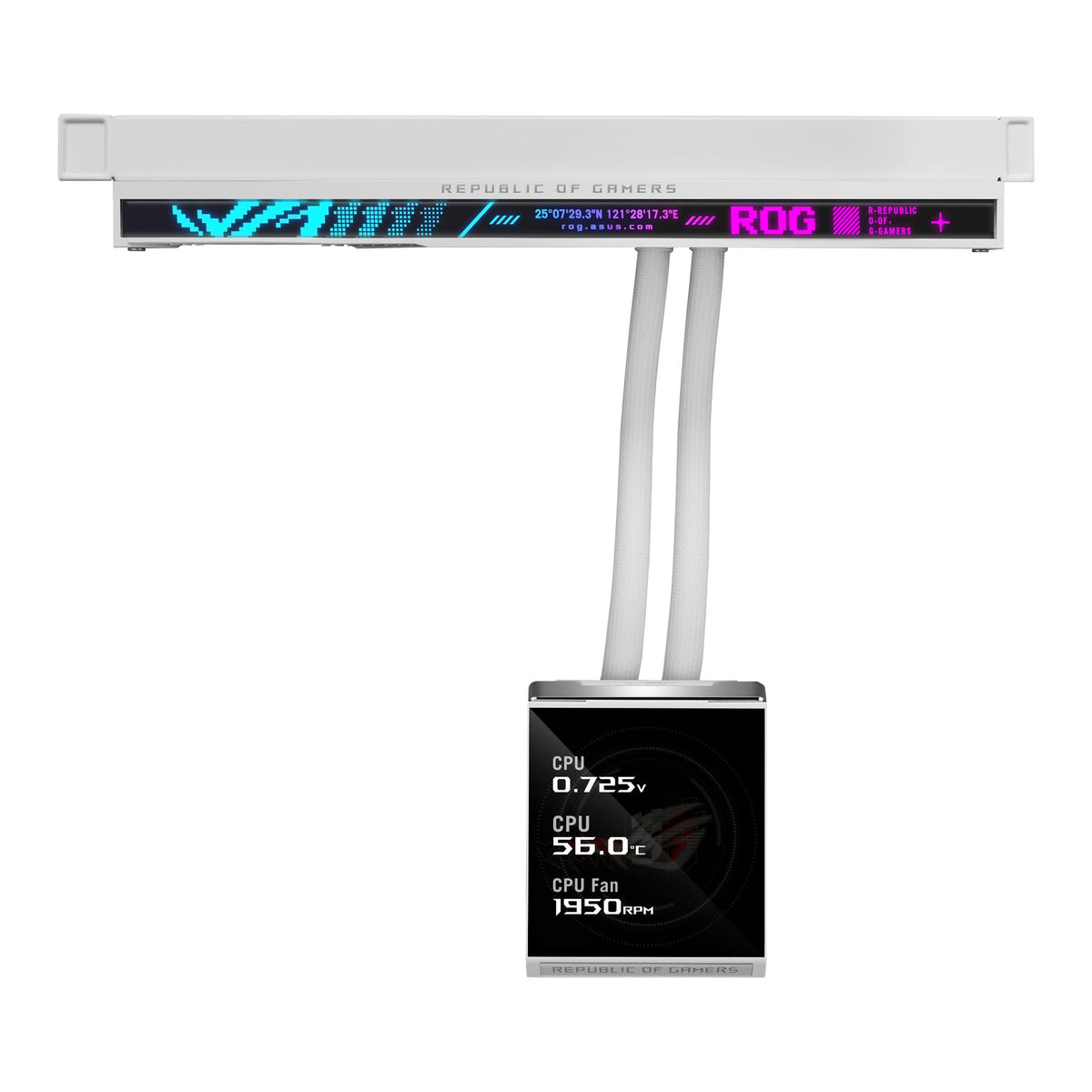 ASUS ROG Strix SLC IV 360 ARGB LCD WHITE 5.08" IPS Display AIO