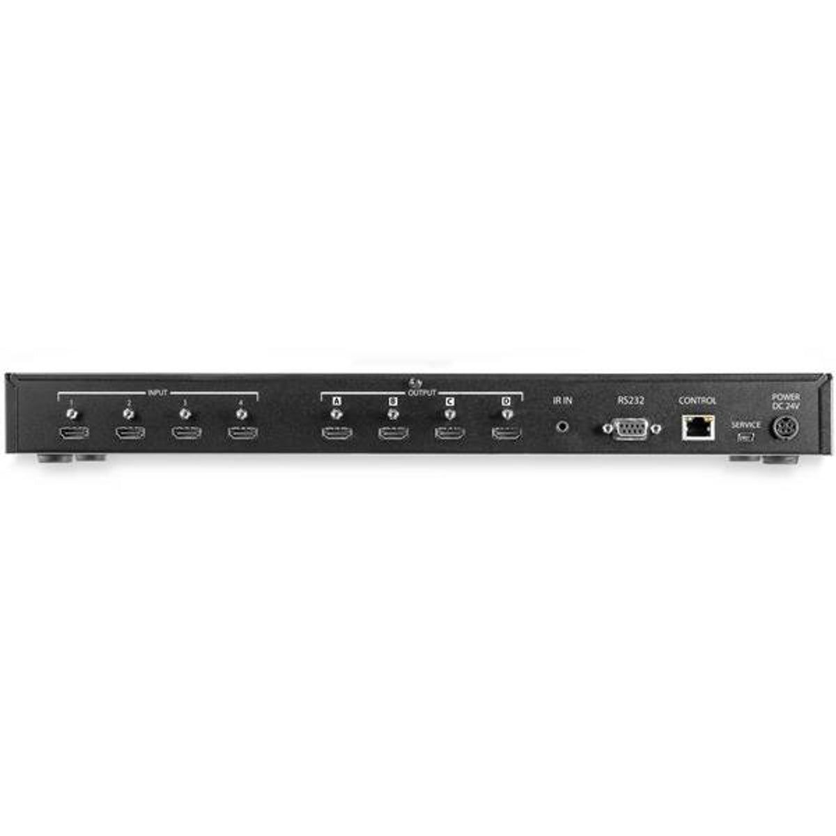 StarTech.com 4x4 HDMI Matrix Switch 4K 60Hz with Audio and Ethernet Control