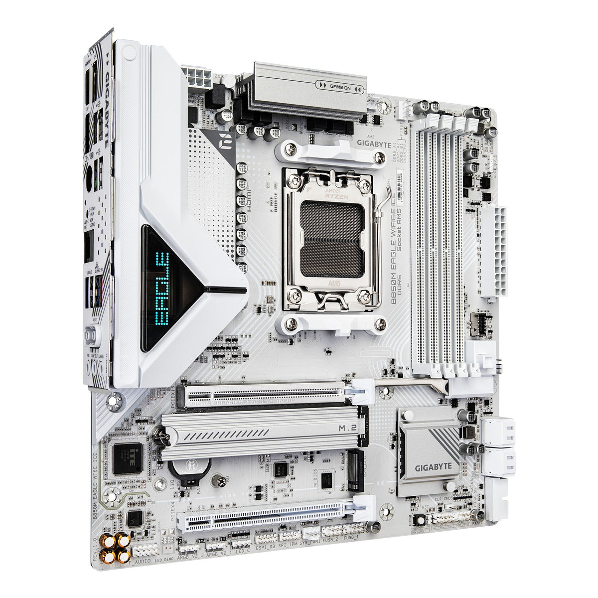 Gigabyte B850M EAGLE WF6E ICE AMD AM5 microATX Motherboard DDR5 256GB 2x M.2 tl:a857bf35