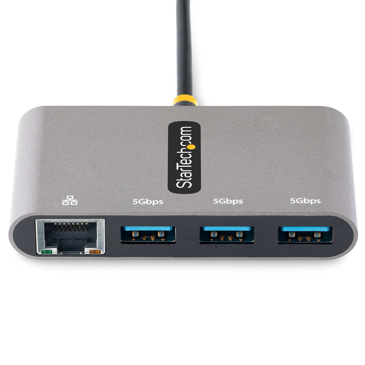 StarTech USB-C Combo Hub 3 USB-A Ports 1 Ethernet Port UASP Support Space Gray