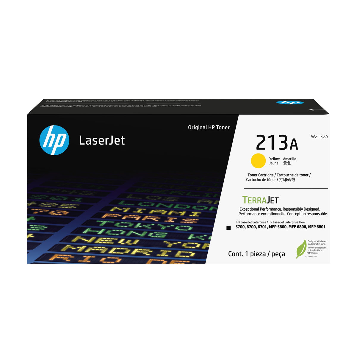 HP 213A Yellow Original LaserJet Toner Cartridge