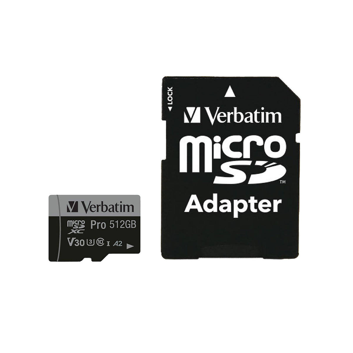 Verbatim Pro 512GB MicroSDXC UHS-I 100MB/s Read Speed