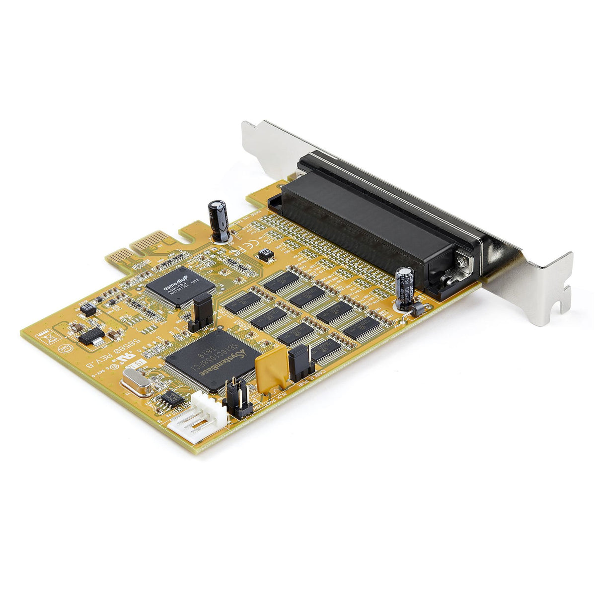 StarTech.com 8-Port PCI Express RS232 Serial Adapter Card 16C1050 UART 15kV ESD