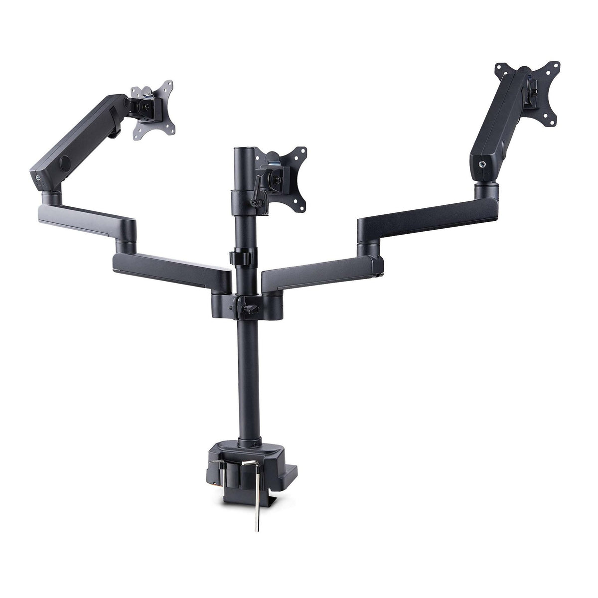StarTech.com Triple Monitor Desk Mount 27" VESA 75x75/100x100 Tool-Less
