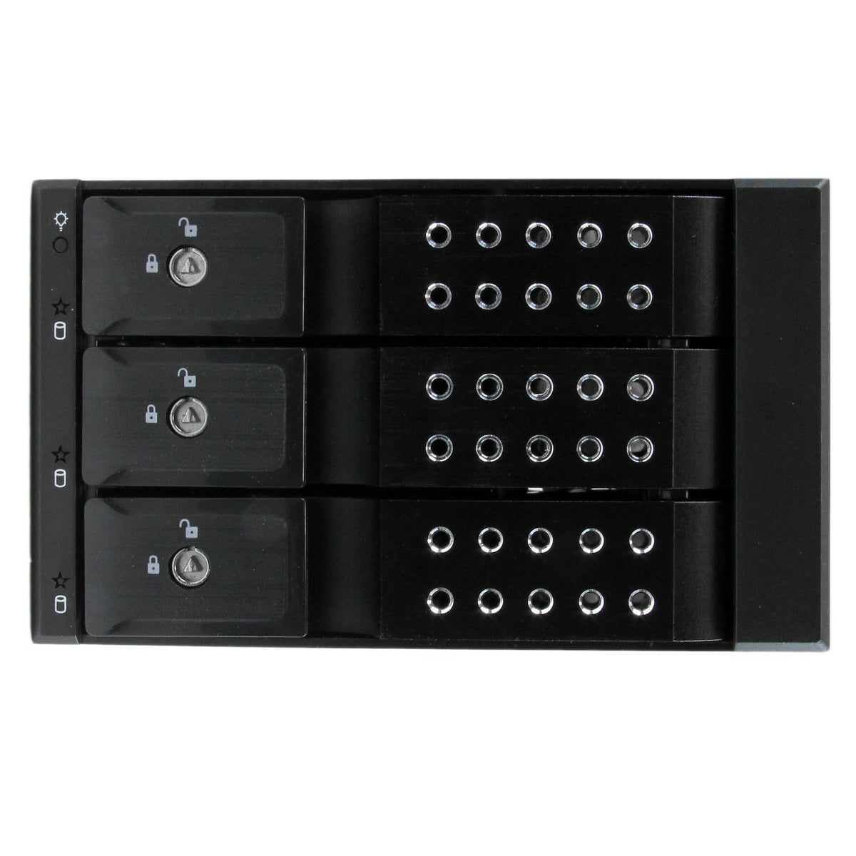 StarTech.com 5.25" SAS/SATA/600 Internal Drive Enclosure Black