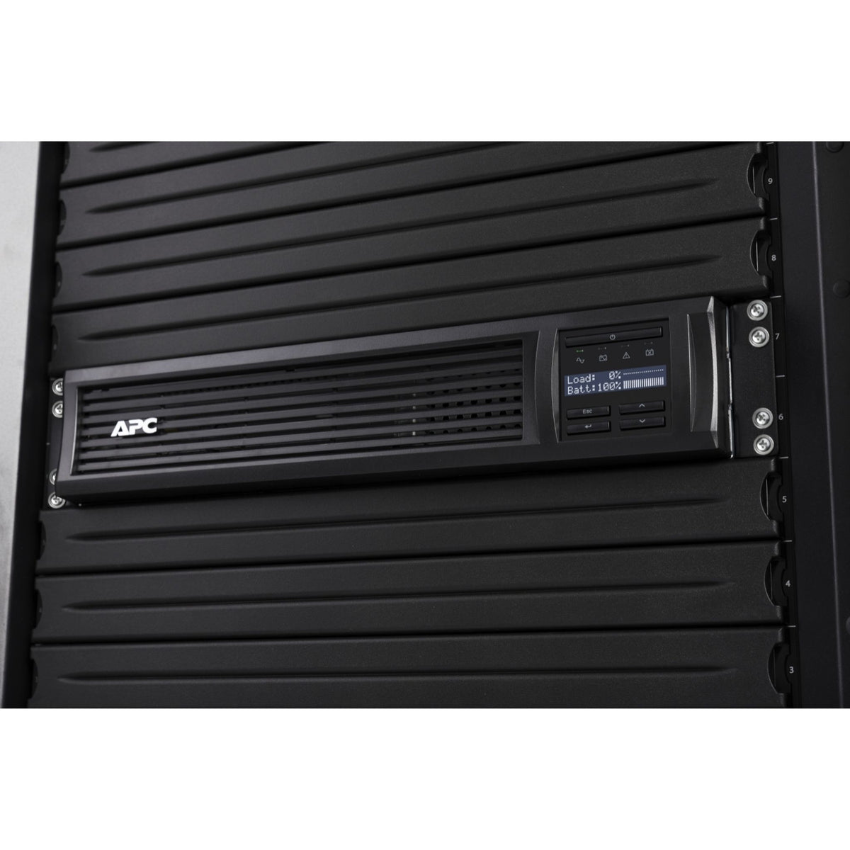 APC Smart-UPS 750VA Line Interactive 2U Rackmount 4x IEC C13 Outlets AVR LCD