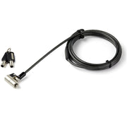 StarTech Com 2m 3-in-1 Universal Laptop Security Cable Lock K Nano Wedge Slot