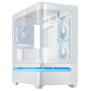 ASUS Prime AP202 White MicroATX Tempered Glass Case