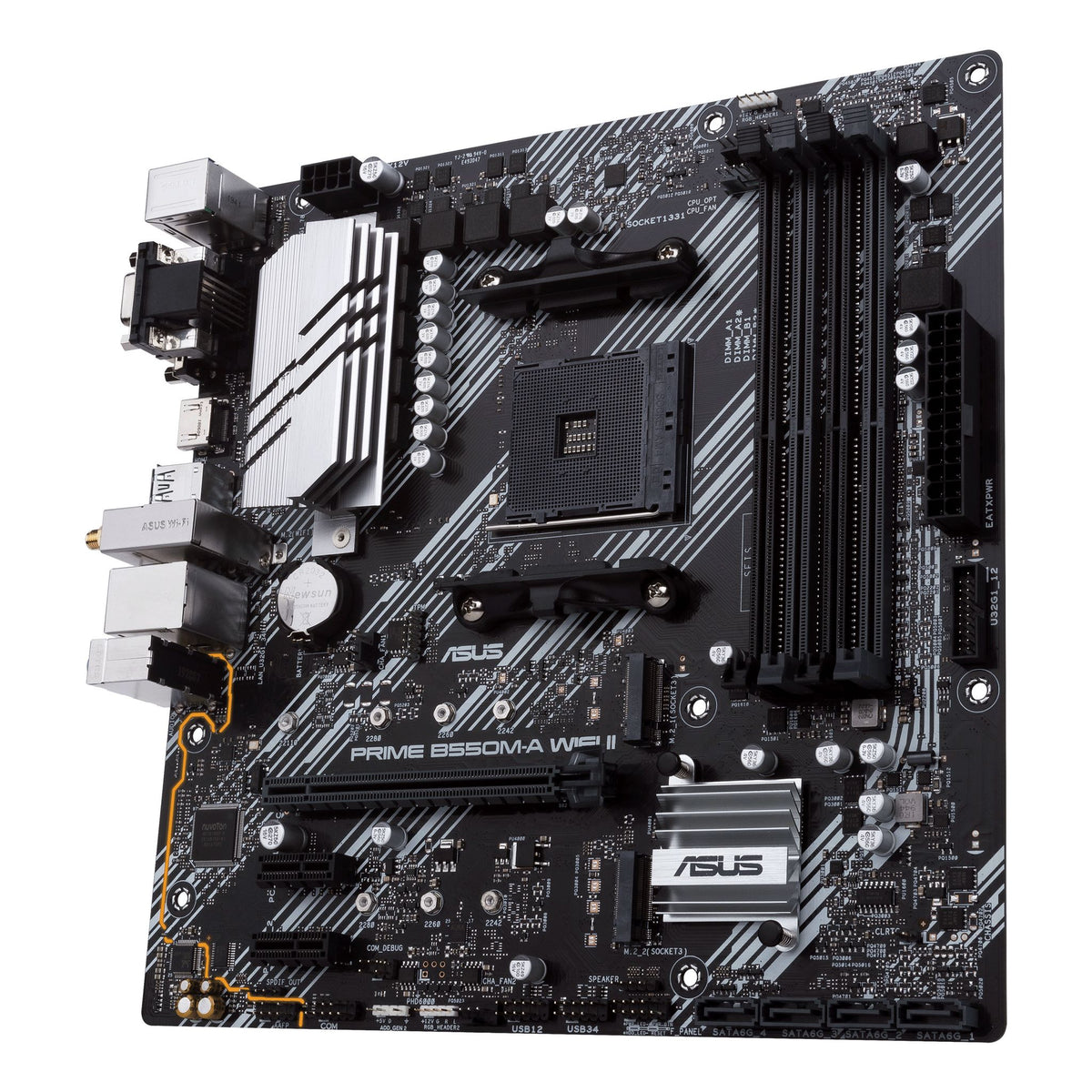ASUS PRIME B550M-A WIFI II AMD B550 MATX Motherboard WiFi