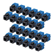 StarTech Cat6 Keystone Jack 24-Pack RJ45 Black