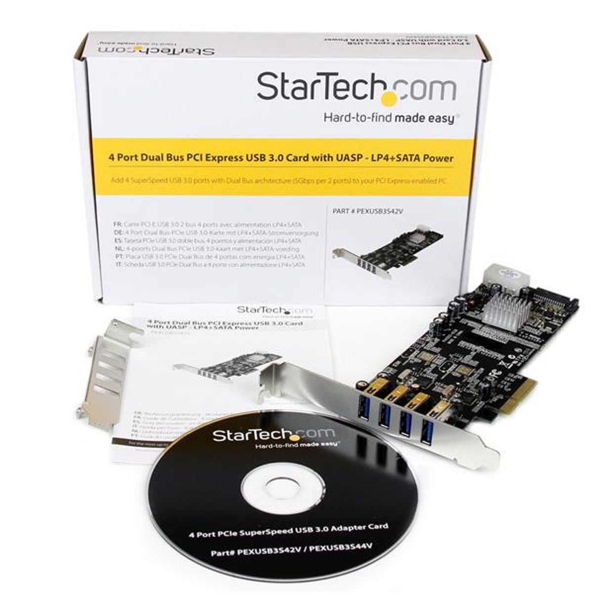 StarTech USB Adapter PCI Express x4 4x USB 3.0 Ports