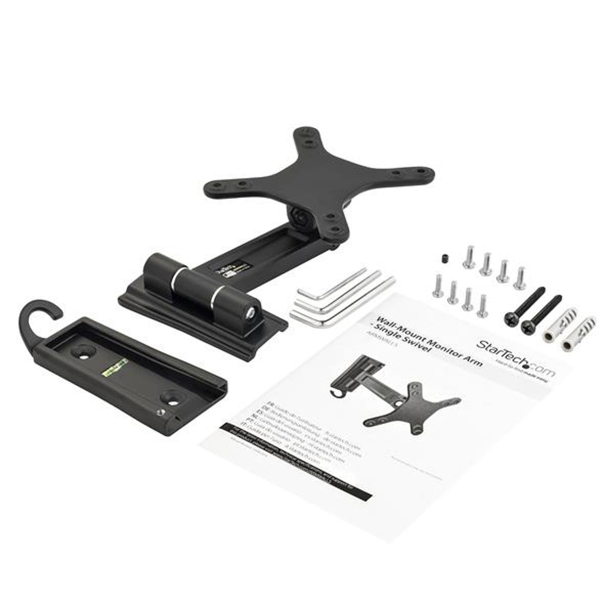 StarTech.com Single Swivel Wall Mount VESA 75x75/100x100 13"-34" 15kg