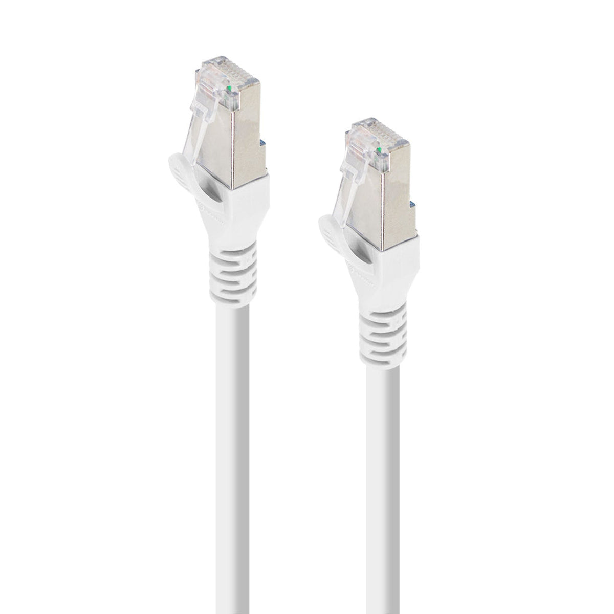 ALOGIC 0.5M White 10G CAT6A Shielded LSZH Network Cable