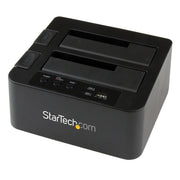StarTech.com Dual Bay Hard Drive Duplicator Dock USB 3.0/eSATA 22GB/min Cloning