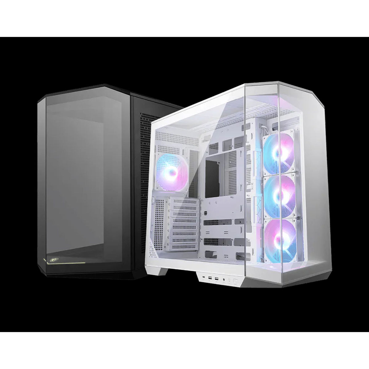 MSI PANO 100R PZ BLACK Mid Tower USB-C 2 x USB 3.0 3x 2.5" 2x 3.5 tl:18356fb3