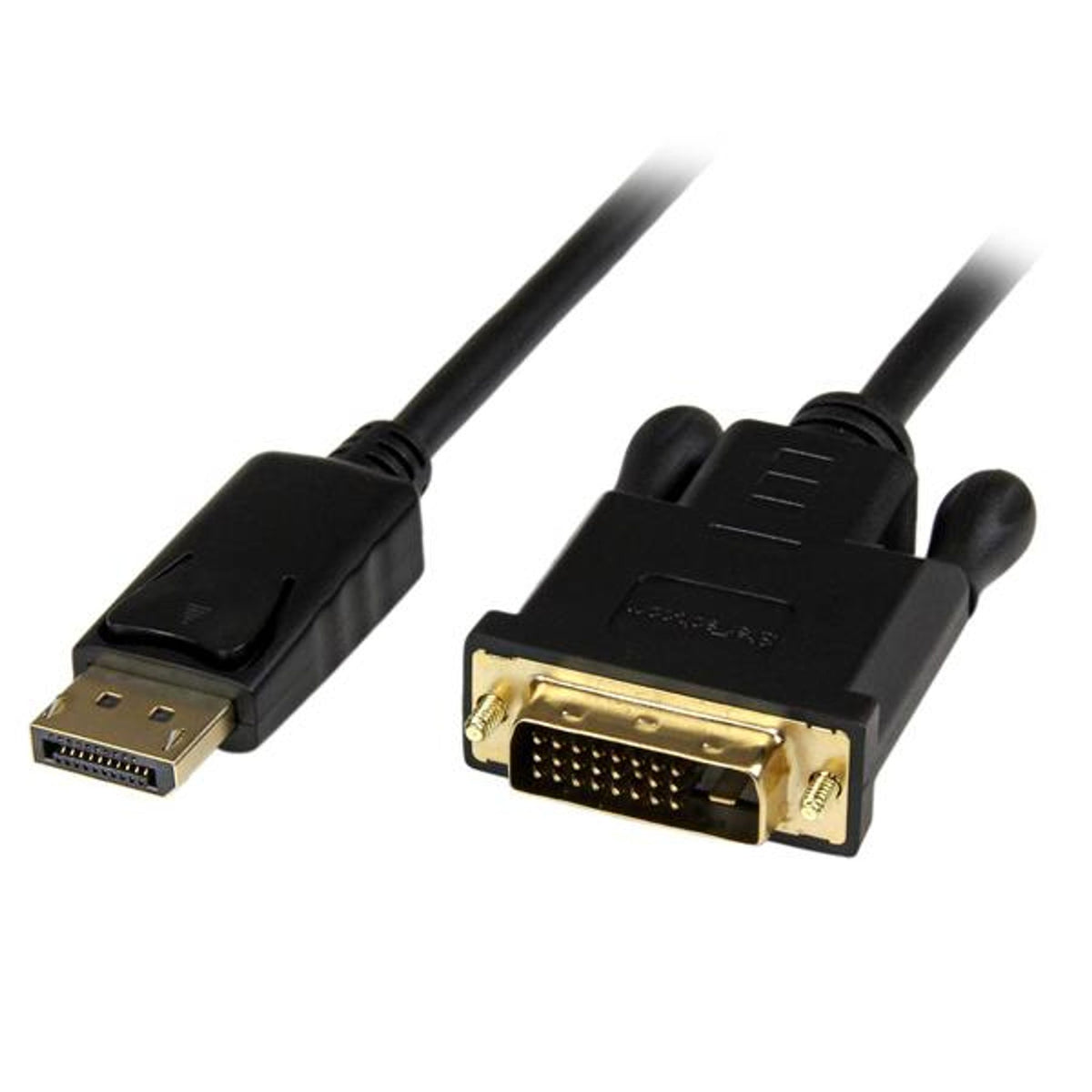 StarTech.com 6ft DisplayPort to DVI Cable DP 1.2 to DVI-D 1920x1200 Black