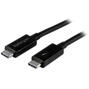 StarTech.com 1m Thunderbolt 3 Cable 20Gbps 100W PD 4K USB-C-Compatible