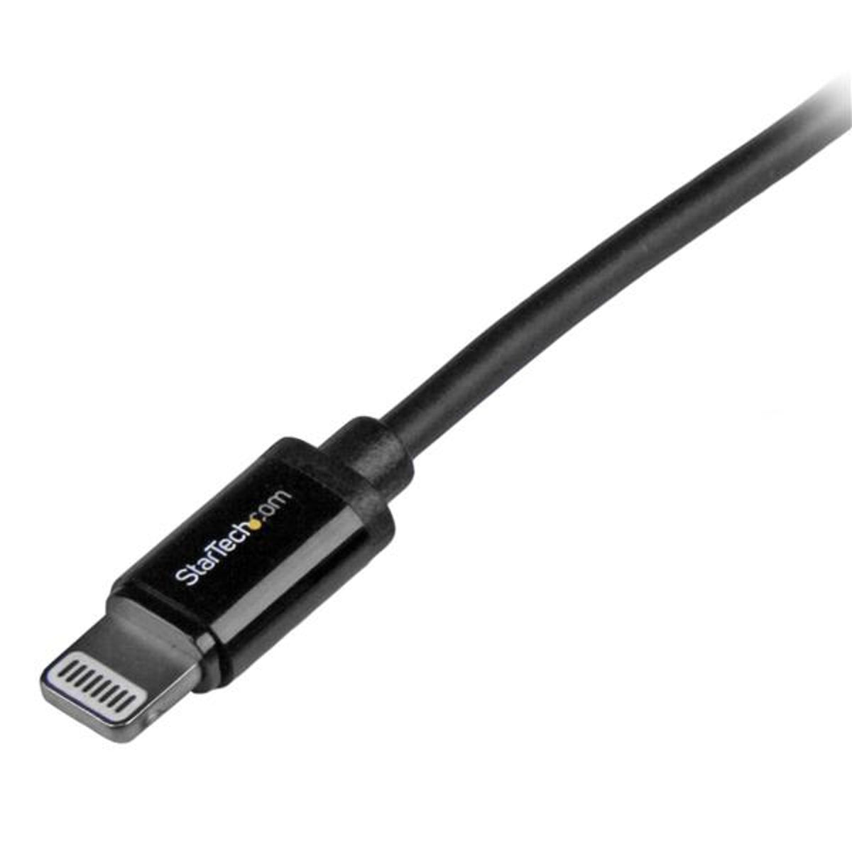 StarTech.com 1m Black USB to Lightning Cable MFi Certified