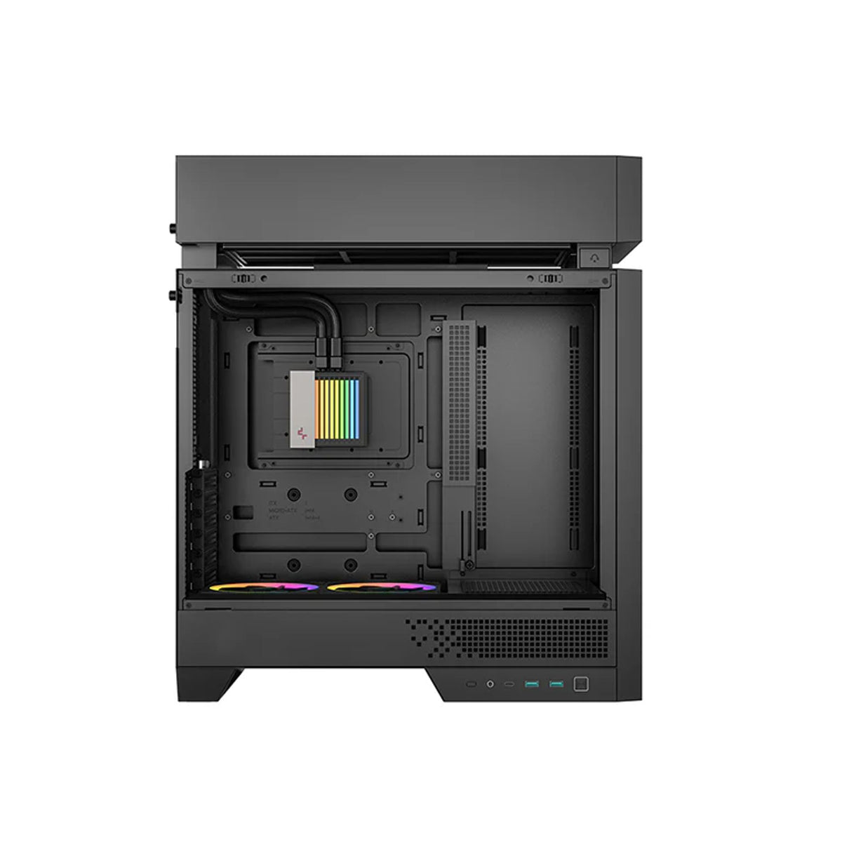 DeepCool CL6600 ATX Case 360mm Liquid Cooler Dual ARGB Fans tl:5a70ae1b
