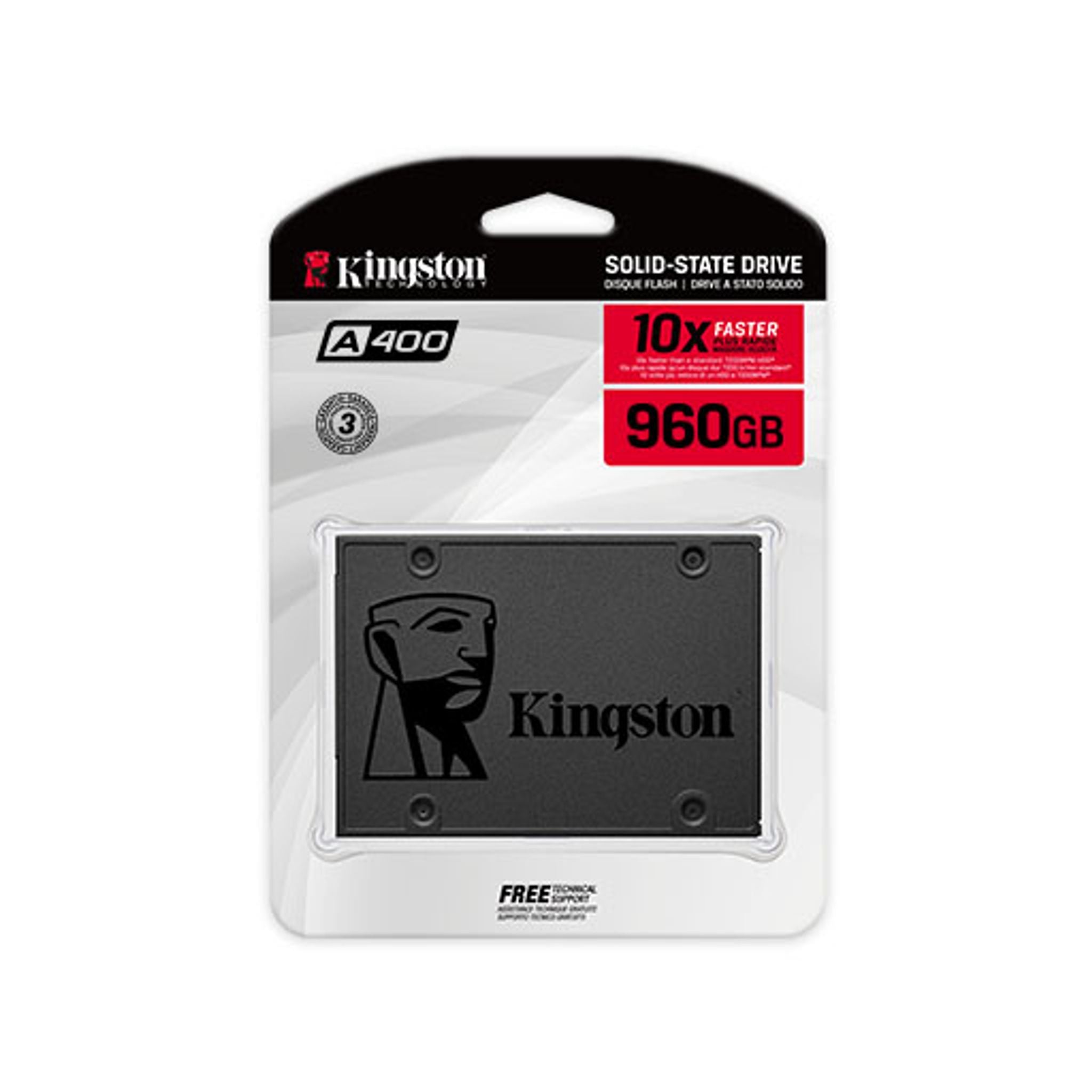 Kingston A400 960GB 2.5" SATA3 6Gb/s SSD - TLC 500/450 MB/s 7mm Solid State D... tl:20f3376e
