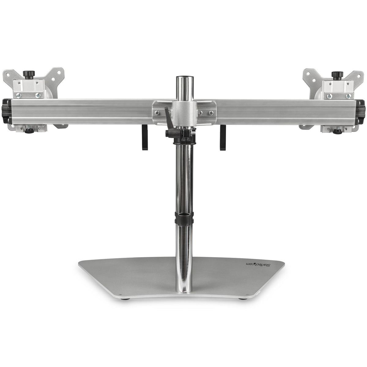 StarTech.com Dual Monitor Stand 24" VESA 75x75/100x100 Height Adjustable Silver