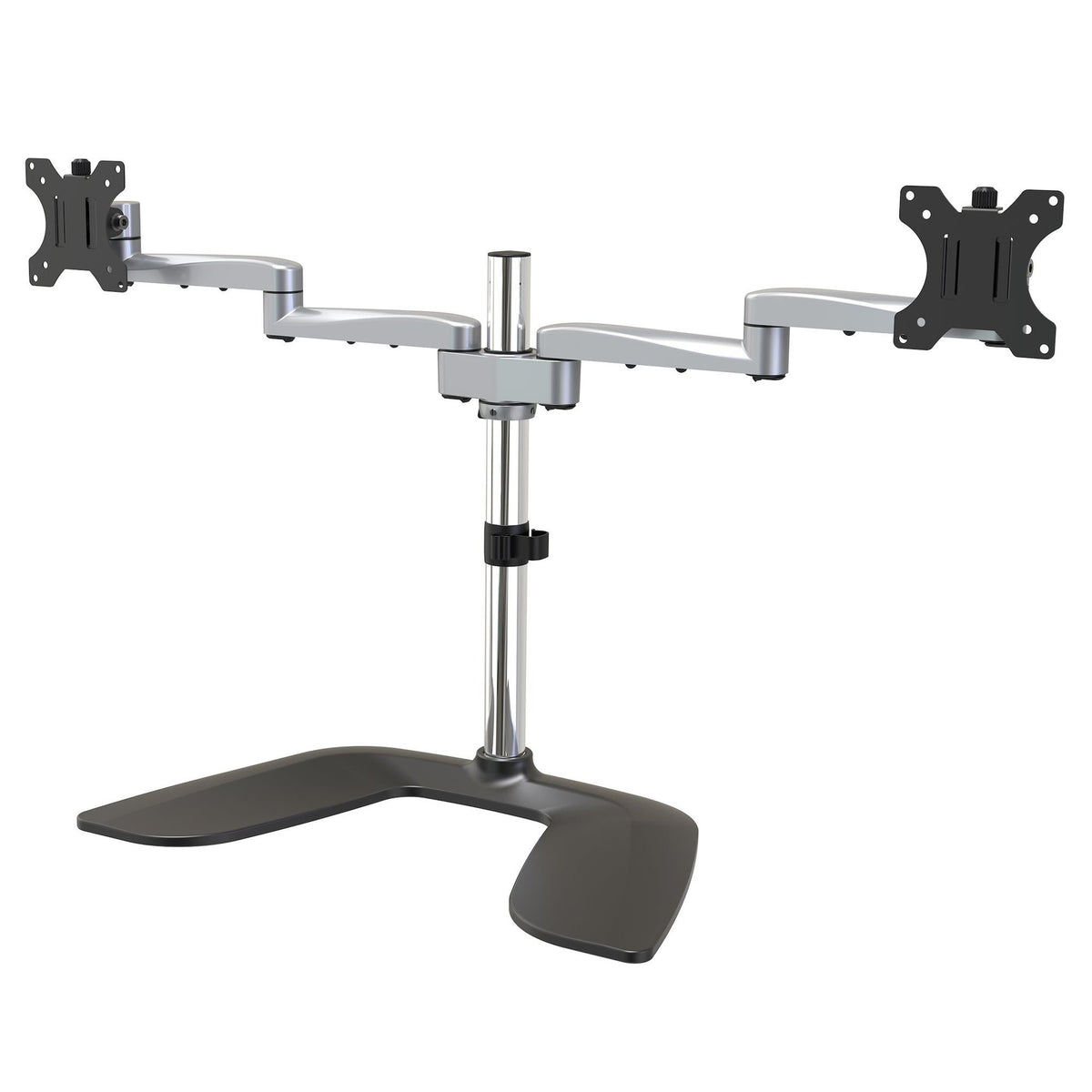 StarTech.com Dual Monitor Stand 32" 8kg VESA Free-Standing Silver