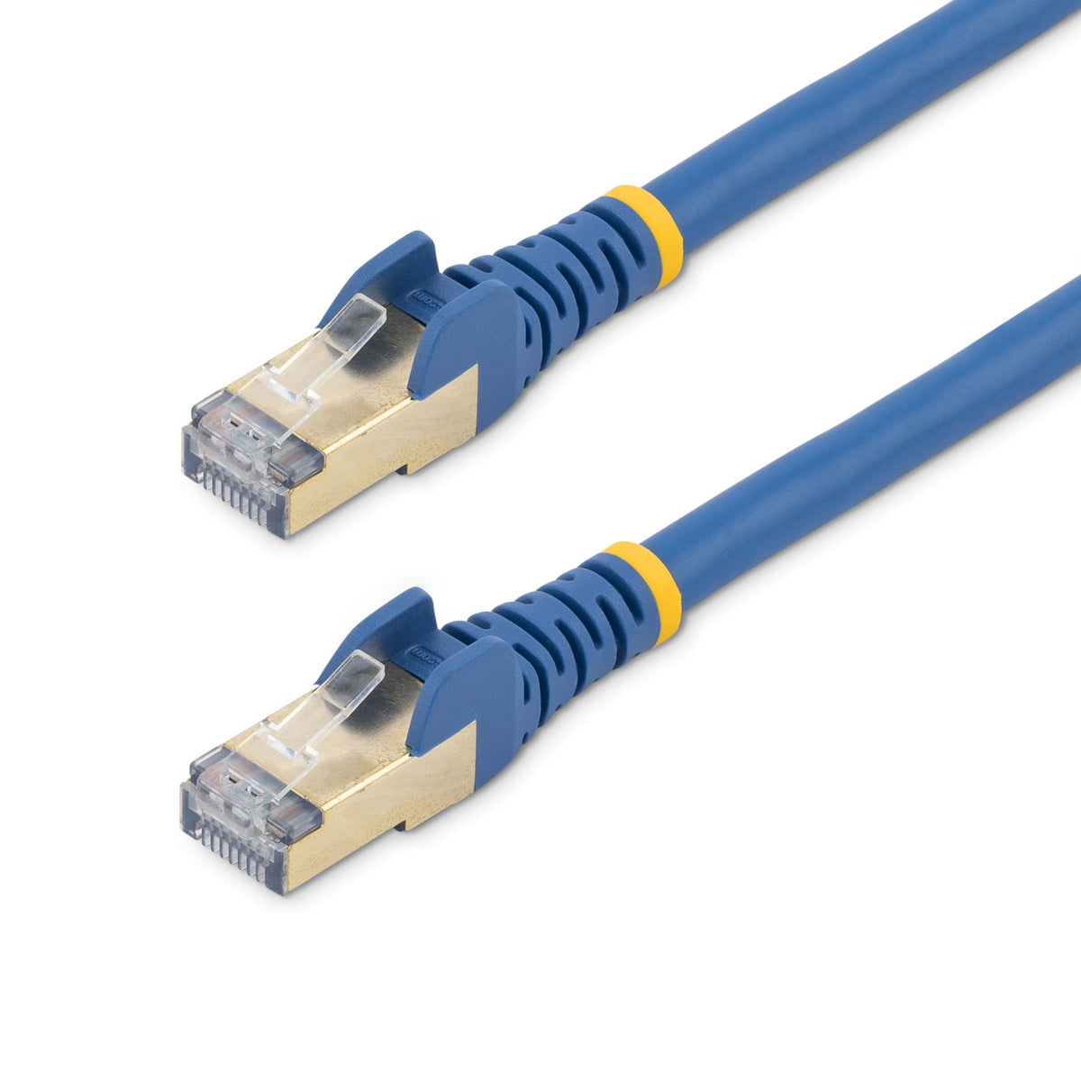 StarTech CAT6a 0.5m Blue Shielded PoE Ethernet Cable 10Gb