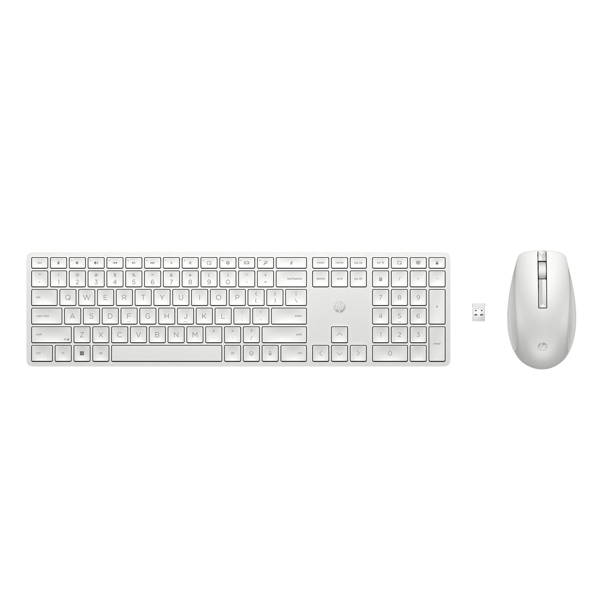 HP 650 Wireless Keyboard Mouse Combo White