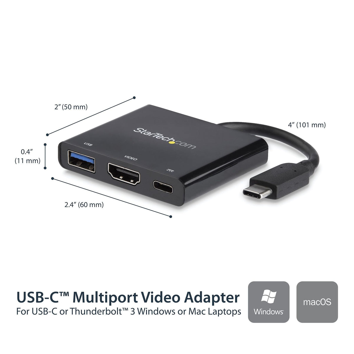 StarTech.com USB 3.1 to HDMI Video Adapter