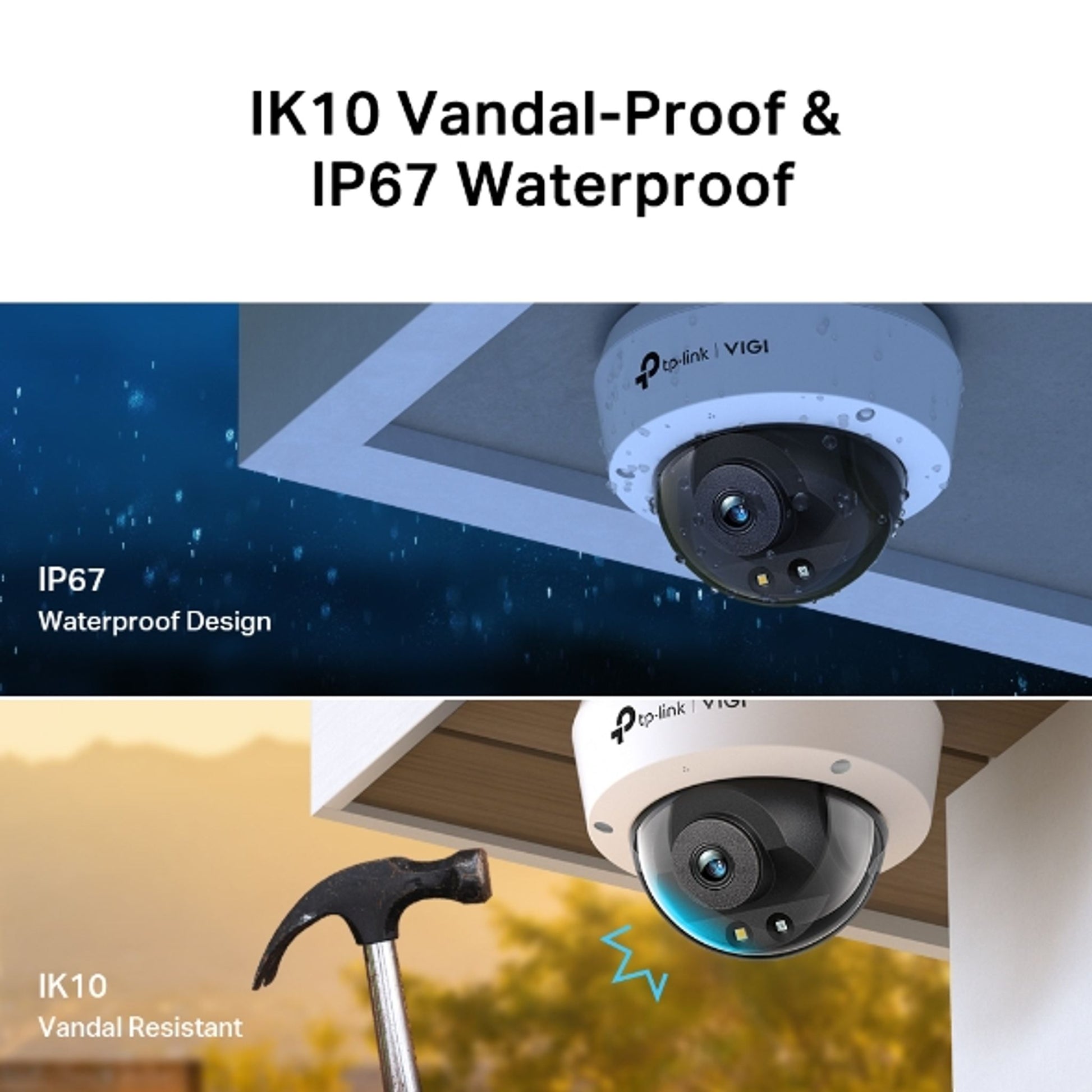 TP-Link VIGI 4MP C240 4mm Lens Full-Colour Dome Network Camera Smart Detection tl:4df2fe1