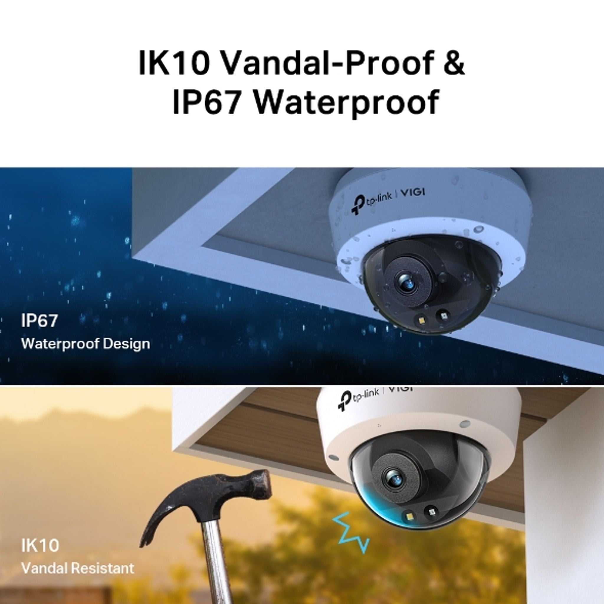TP-Link VIGI 4MP C240 4mm Lens Full-Colour Dome Network Camera Smart Detection tl:4df2fe1