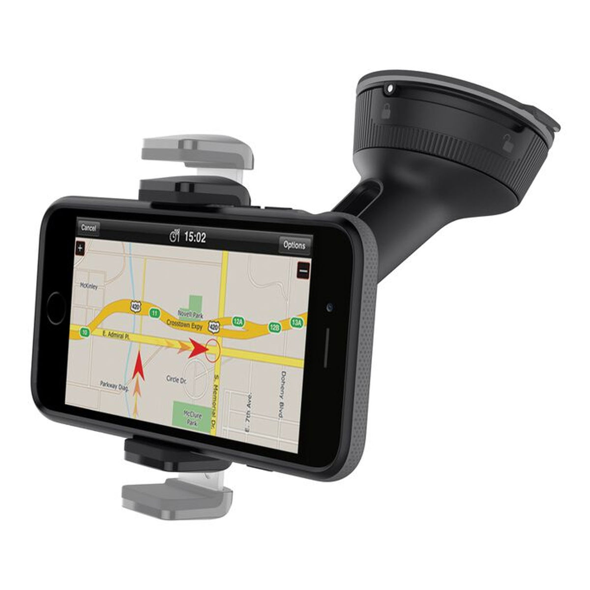 Belkin Universal Car Mount Black 360 Degree Rotation 6" Screen Size tl:1f046295