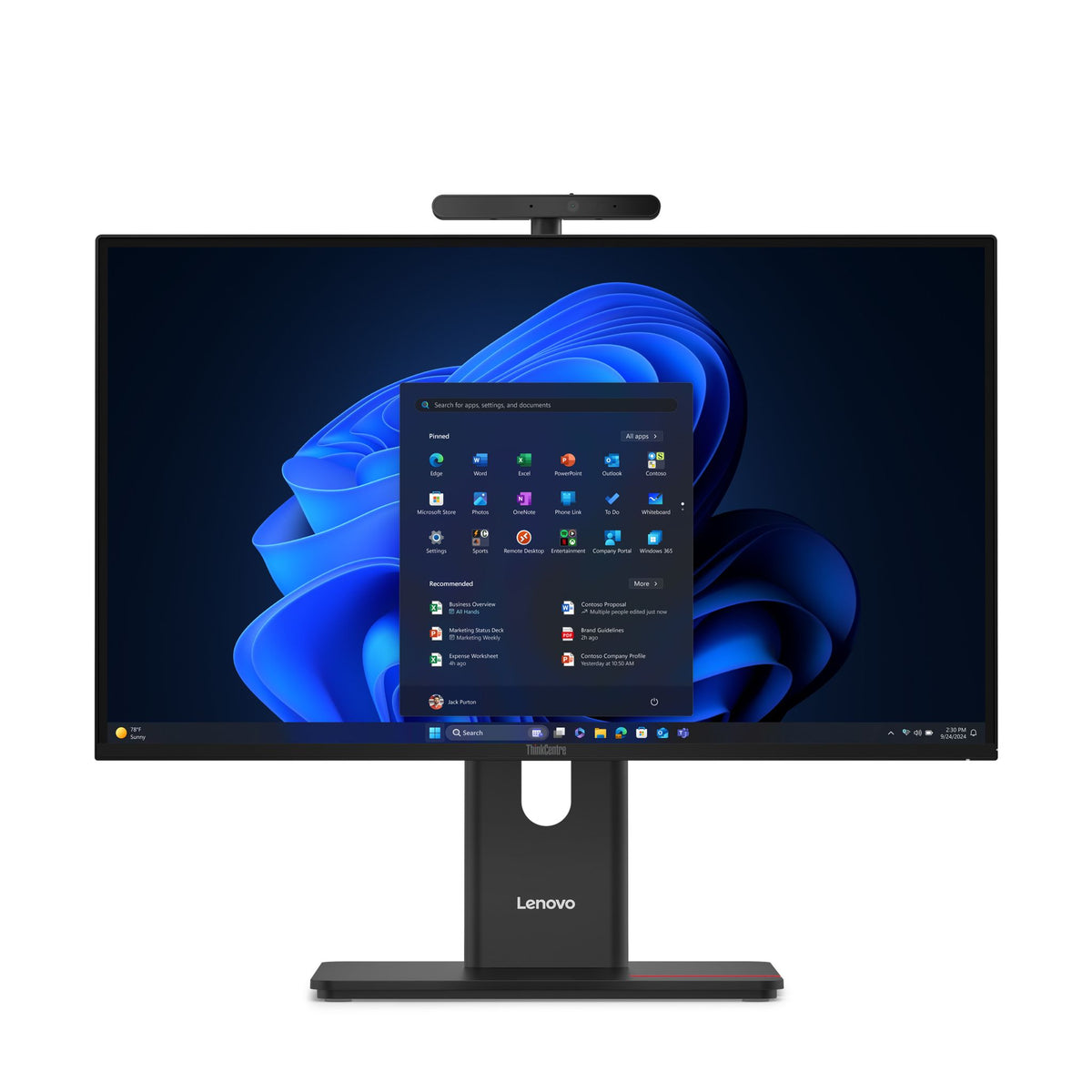 Lenovo ThinkCentre M90a Gen 6 AIO 23.8" FHD Non-Touch 16GB DDR5 512GB SSD WiFi