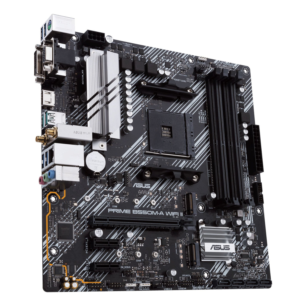 ASUS PRIME B550M-A WIFI II AMD B550 MATX Motherboard WiFi