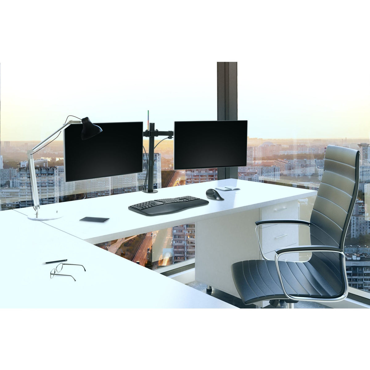 Kensington SmartFit Ergo Dual Extended Monitor Arm
