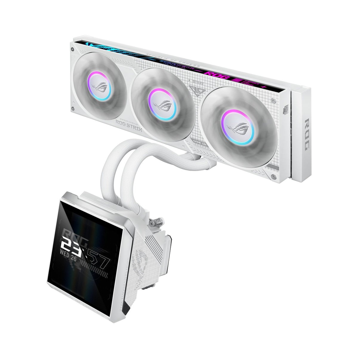 ASUS ROG Strix SLC IV 360 ARGB LCD WHITE 5.08" IPS Display AIO