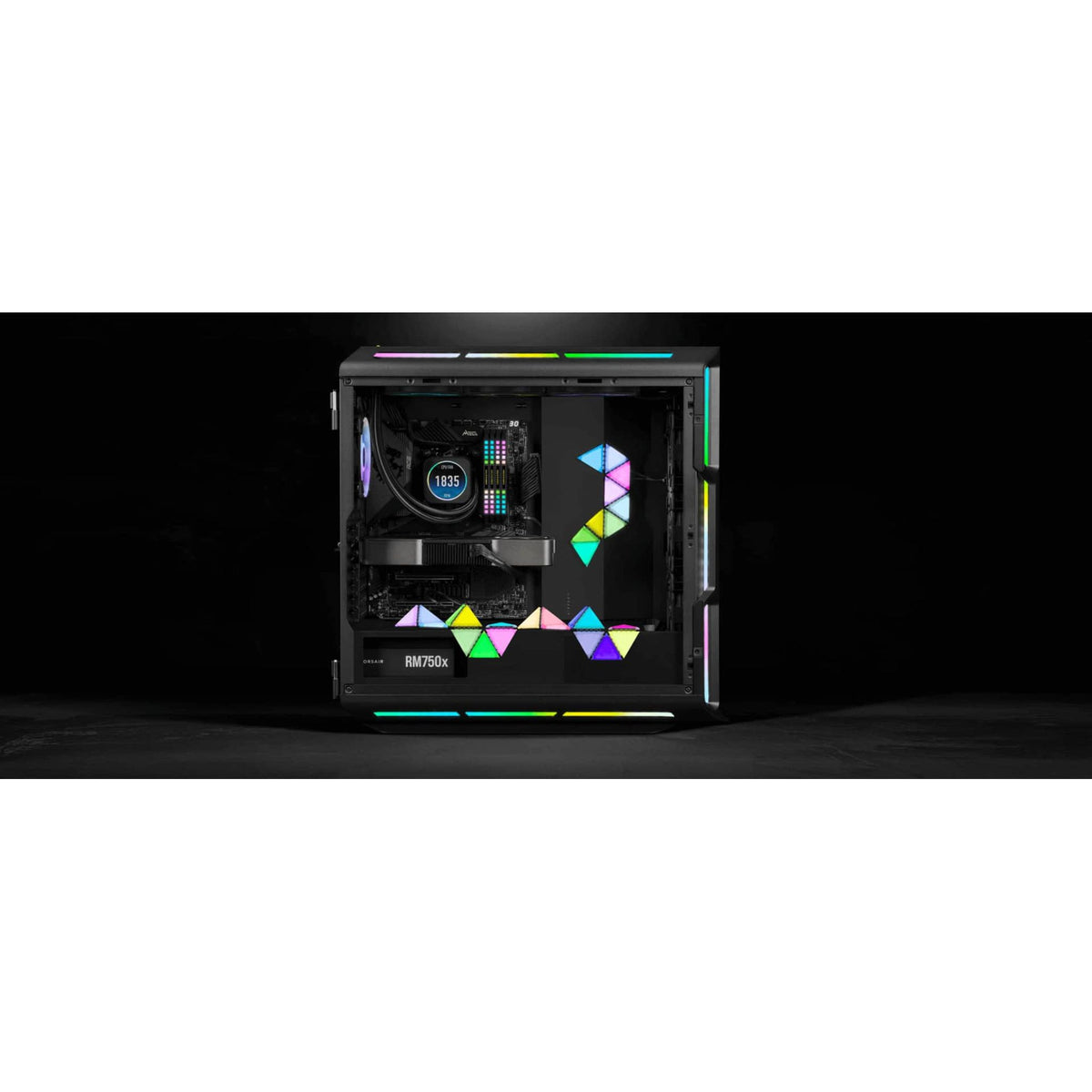 Corsair iCUE LC100 Mini Triangle Case Accent Lighting Panels 9x Tile Expansion Kit tl:595887d3
