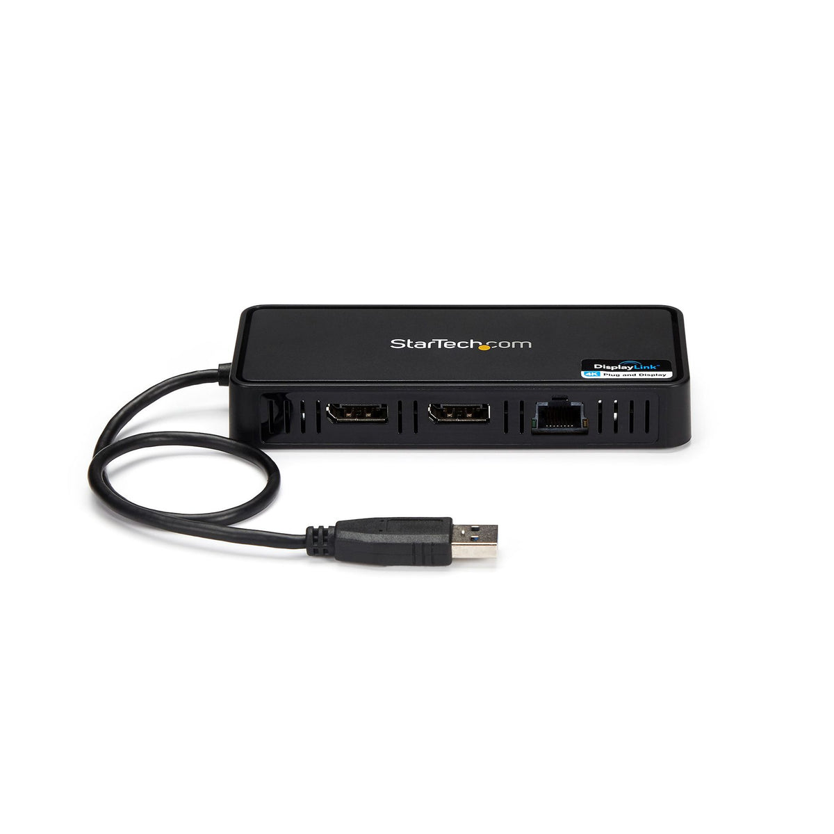 StarTech.com USB 3.0 Type-A Docking Station Black 4K DP HDMI Ethernet